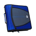 Case-It Case It 1580680 Mighty Zip Tab O-Ring Binder with Tabs - Blue; 3 in. 1580680